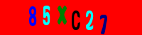 Blue Captcha Image