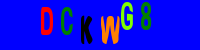 Blue Captcha Image