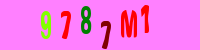 Blue Captcha Image