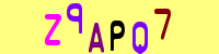 Blue Captcha Image