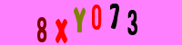 Blue Captcha Image