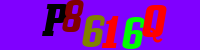 Blue Captcha Image