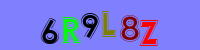 Blue Captcha Image