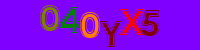 Blue Captcha Image