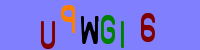 Blue Captcha Image