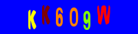 Blue Captcha Image