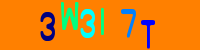 Blue Captcha Image