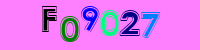 Blue Captcha Image