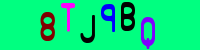 Blue Captcha Image