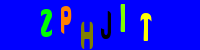 Blue Captcha Image