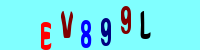 Blue Captcha Image