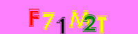Blue Captcha Image