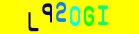 Blue Captcha Image