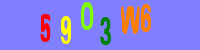Blue Captcha Image