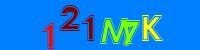 Blue Captcha Image