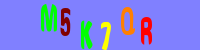 Blue Captcha Image
