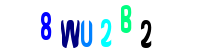 Blue Captcha Image