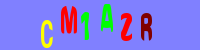 Blue Captcha Image