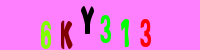 Blue Captcha Image