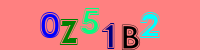 Blue Captcha Image