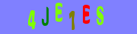 Blue Captcha Image