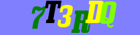 Blue Captcha Image