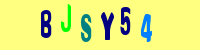 Blue Captcha Image