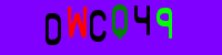 Blue Captcha Image