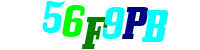 Blue Captcha Image