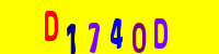 Blue Captcha Image
