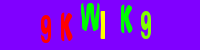 Blue Captcha Image