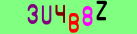 Blue Captcha Image