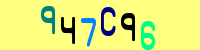 Blue Captcha Image