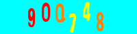 Blue Captcha Image