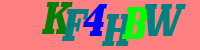 Blue Captcha Image