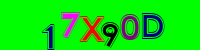 Blue Captcha Image