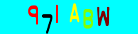 Blue Captcha Image