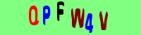 Blue Captcha Image