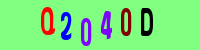 Blue Captcha Image