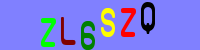 Blue Captcha Image