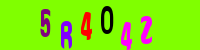 Blue Captcha Image