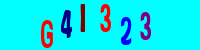 Blue Captcha Image