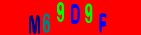 Blue Captcha Image
