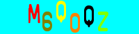 Blue Captcha Image