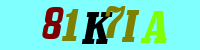 Blue Captcha Image