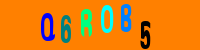Blue Captcha Image