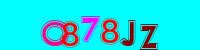 Blue Captcha Image