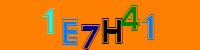 Blue Captcha Image