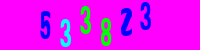 Blue Captcha Image
