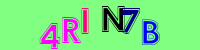Blue Captcha Image